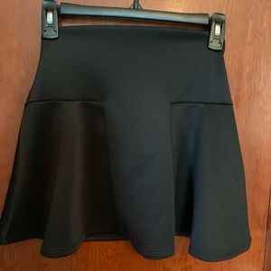 Black Circle Miniskirt
